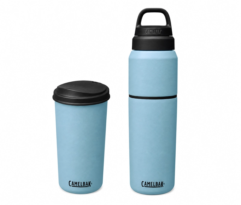 BOTELLA TE RMICA VASO CAMELBAK 670ML ACERO INOXIDABLE CELESTE - 1