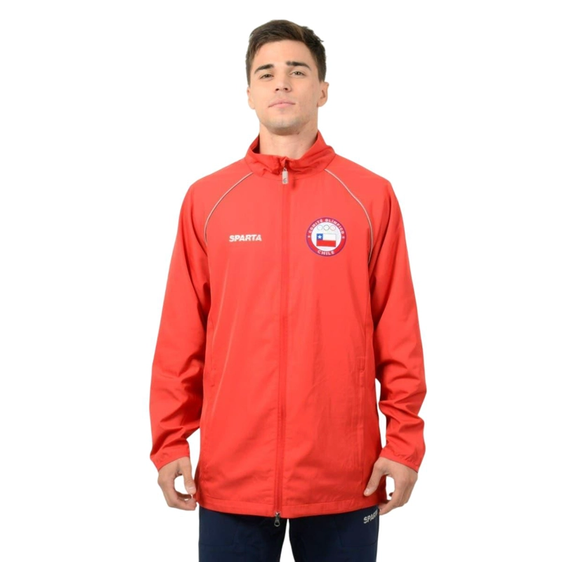 CHAQUETA PRESENTACIÓN HOMBRE SPARTA TEAM CHILE ROJO - 1