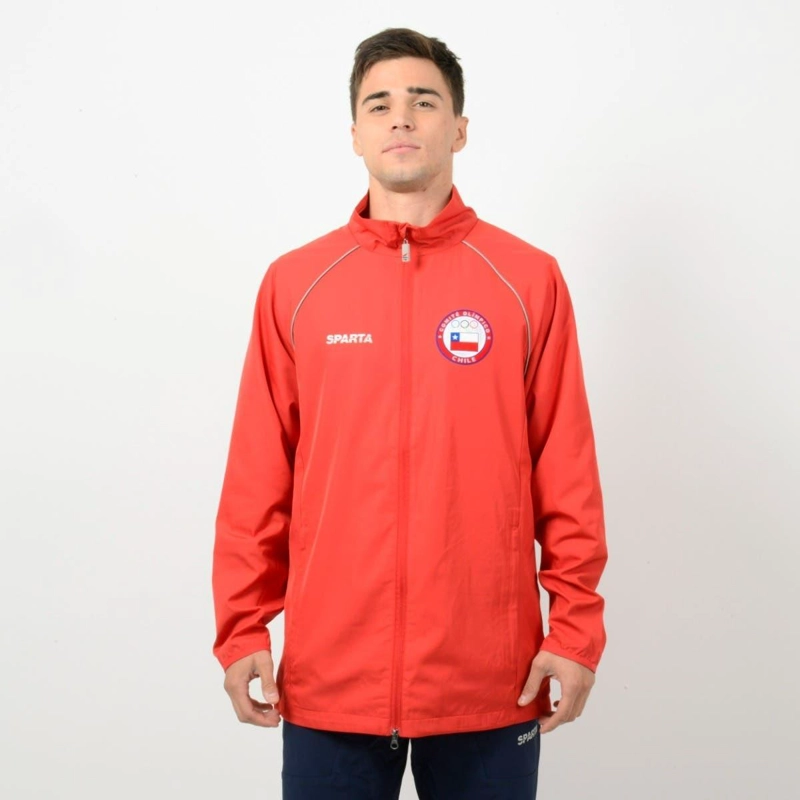 CHAQUETA PRESENTACIÓN HOMBRE SPARTA TEAM CHILE ROJO - 4