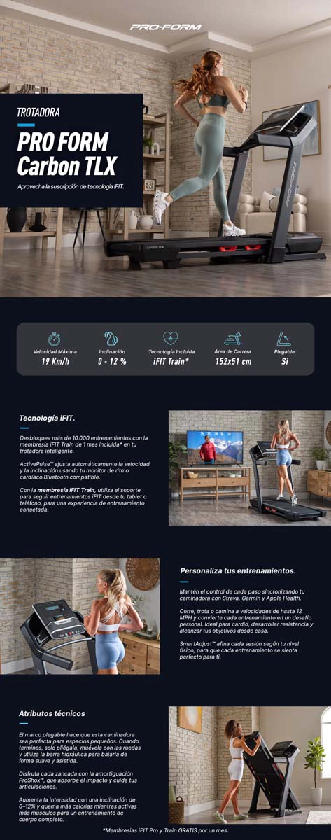 TROTADORA PRO FORM CARBON TLX - 5