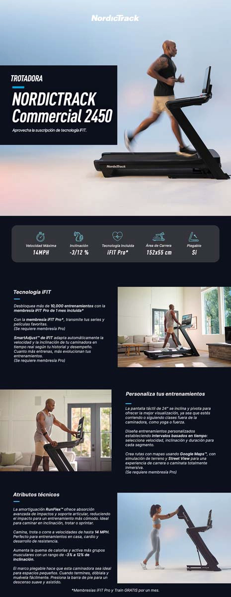 TROTADORA NORDICTRACK COMMERCIAL 2450 - 5