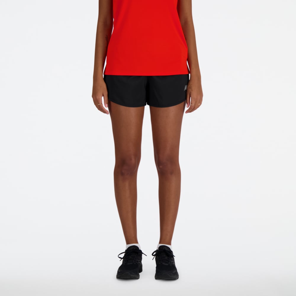 SHORTS MUJER RUNNING NEW BALANCE NEGRO - 1