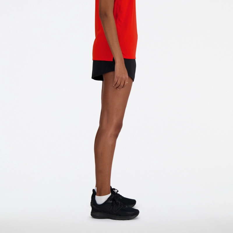SHORTS MUJER RUNNING NEW BALANCE NEGRO - 3