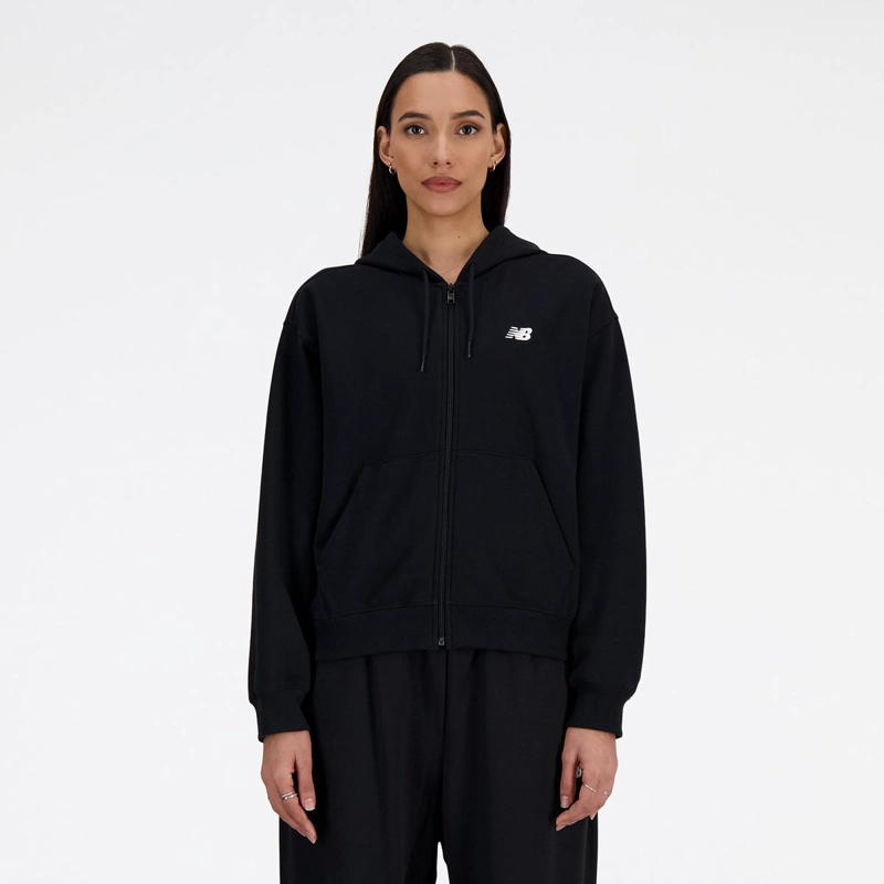 POLERON MUJER NEW BALANCE NEGRO - 1