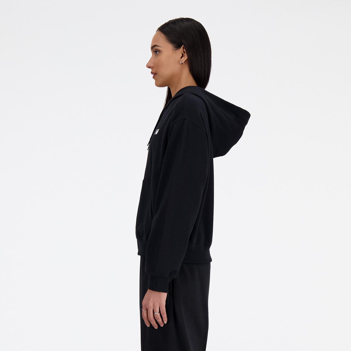 POLERON MUJER NEW BALANCE NEGRO - 3