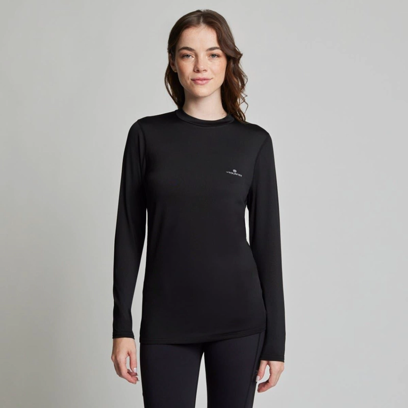 PRIMERA CAPA OUTDOOR MUJER LA TOURNEE GRUESA NEGRO - 3
