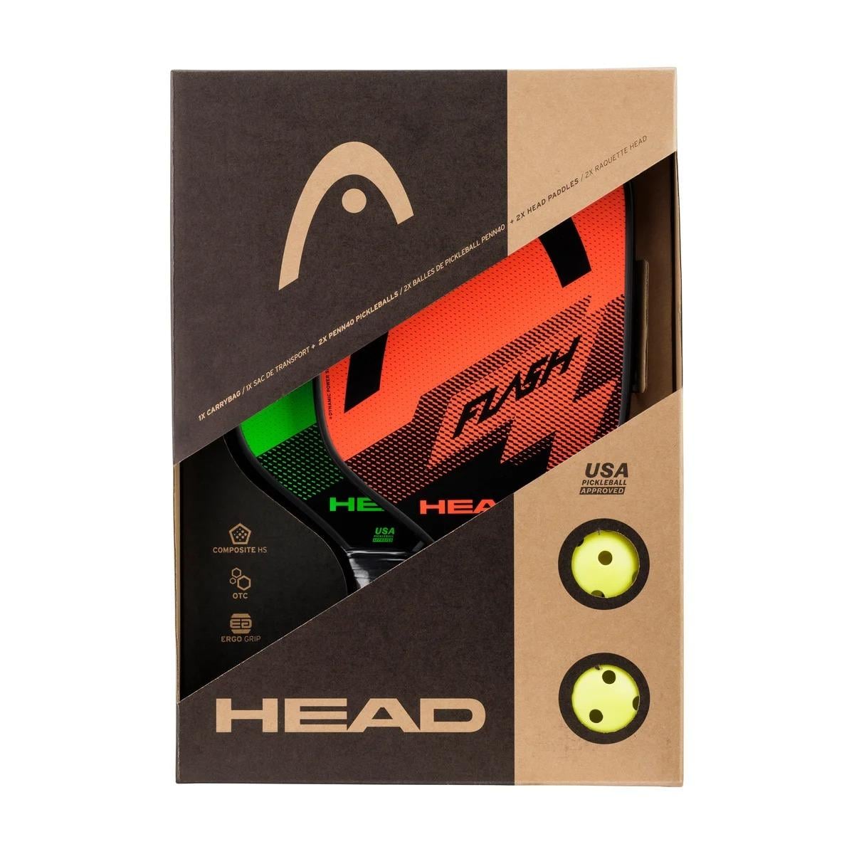 PACK PICKLEBALL HEAD FLASH BICOLOR - 2