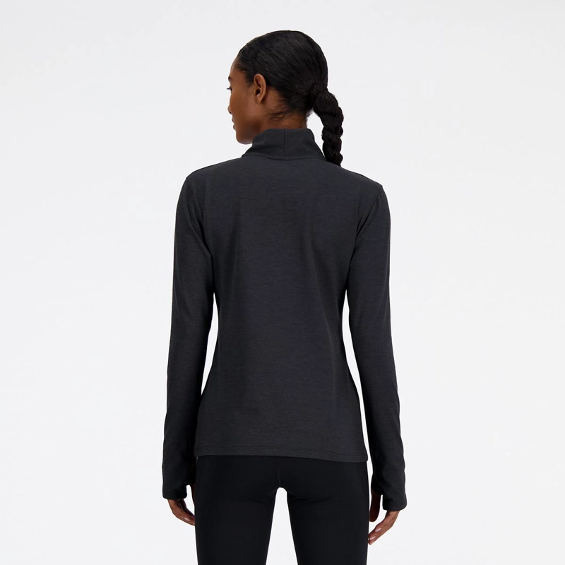 POLERON RUNNING MUJER NEW BALANCE SPORT ESSENTIALS NEGRO - 2