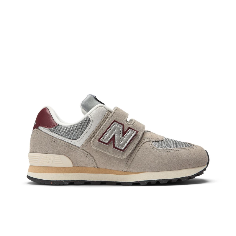 ZAPATILLAS URBANAS NIÑOS NEW BALANCE 574 BEIGE - 1
