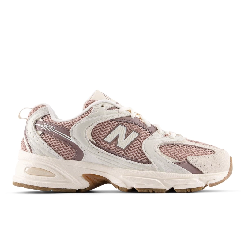 ZAPATILLAS URBANAS UNISEX NEW BALANCE 530 BLANCO/ROSADO - 1