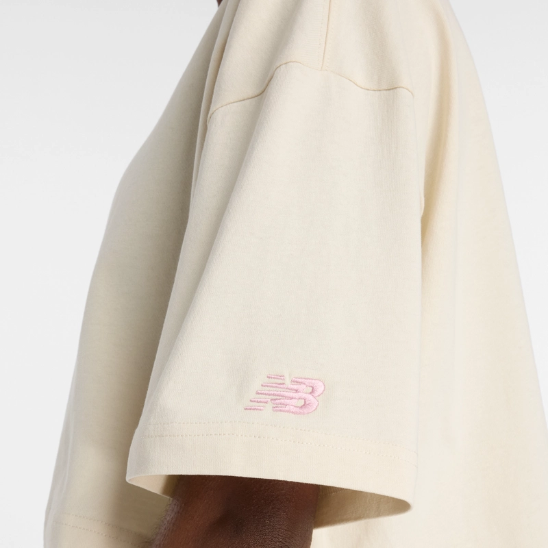 POLERA LIFESTYLE MUJER NEW BALANCE ATHLETICS BEIGE - 6