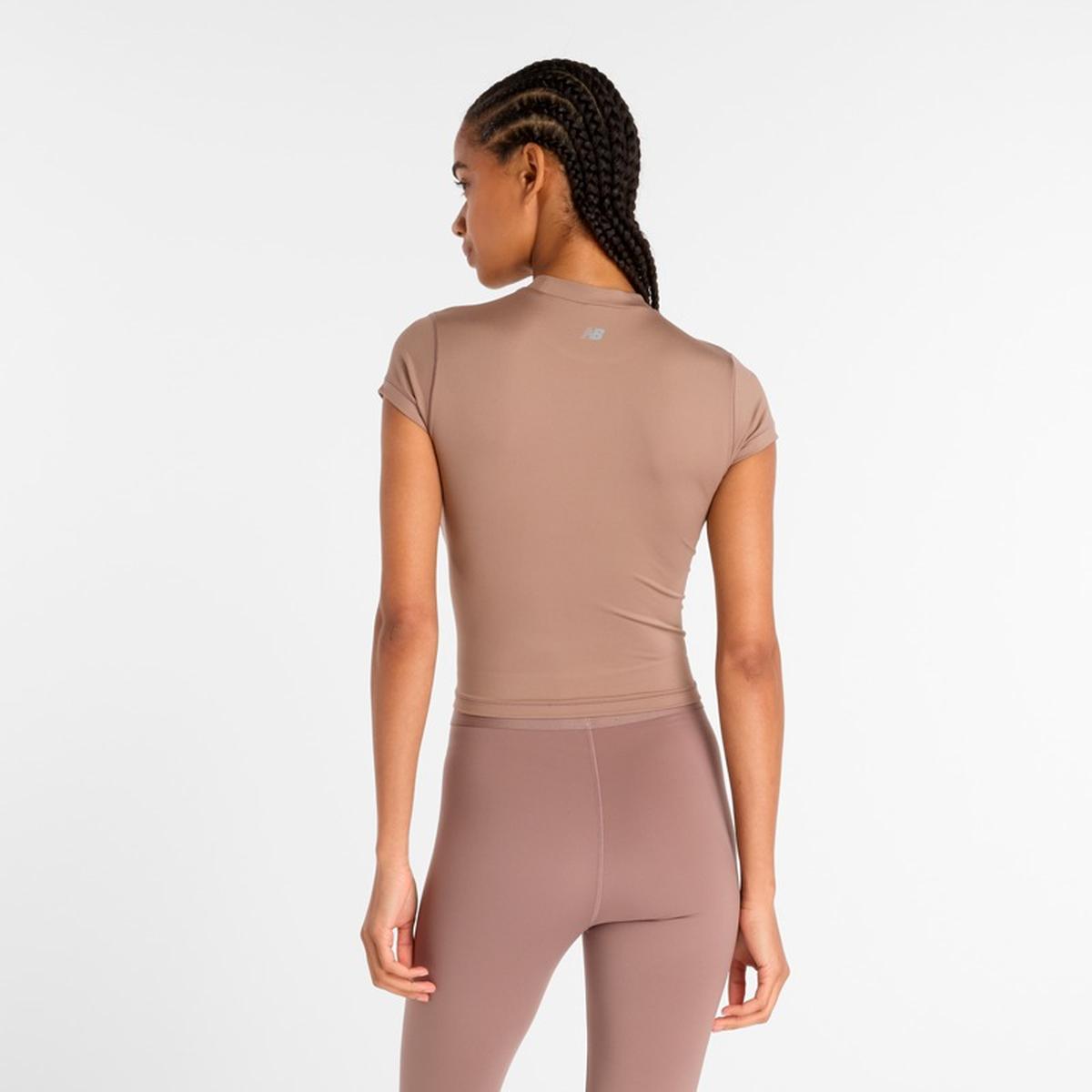 POLERA ENTRENAMIENTO MUJER NEW BALANCE NB DEFINE FITTED CAFE - 2