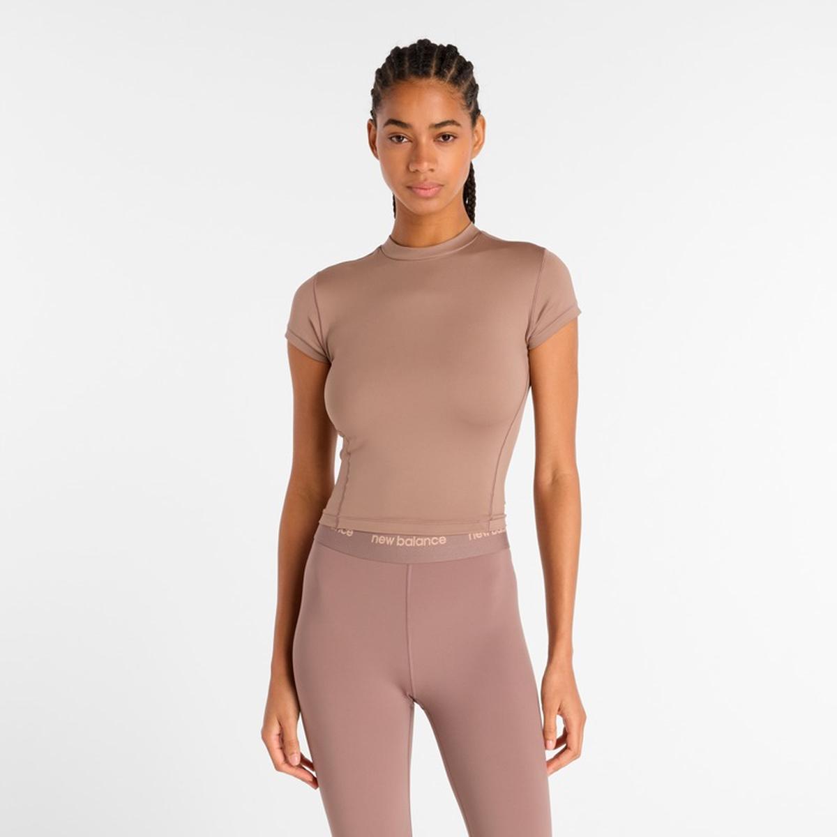 POLERA ENTRENAMIENTO MUJER NEW BALANCE NB DEFINE FITTED CAFE - 4