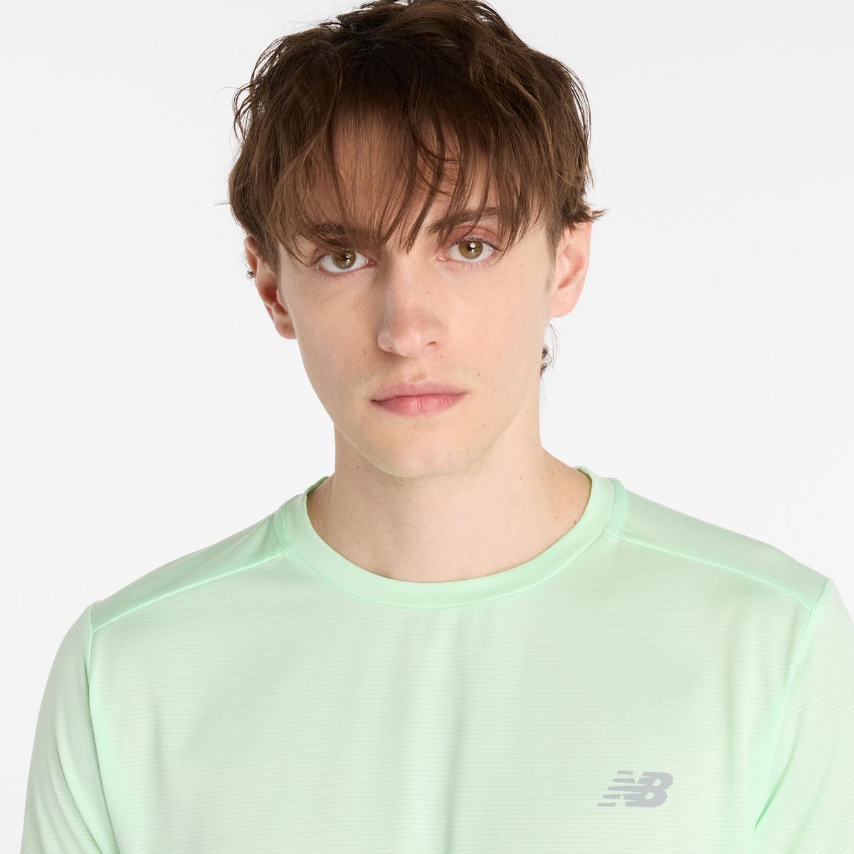 POLERA RUNNING HOMBRE NEW BALANCE SPORT ESSENTIALS VERDE - 4