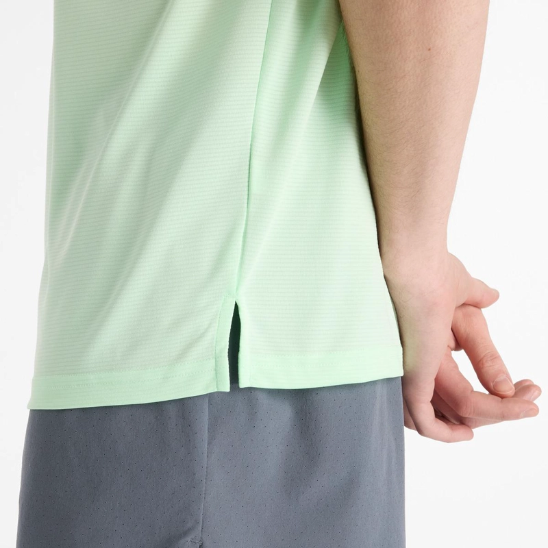 POLERA RUNNING HOMBRE NEW BALANCE SPORT ESSENTIALS VERDE - 5