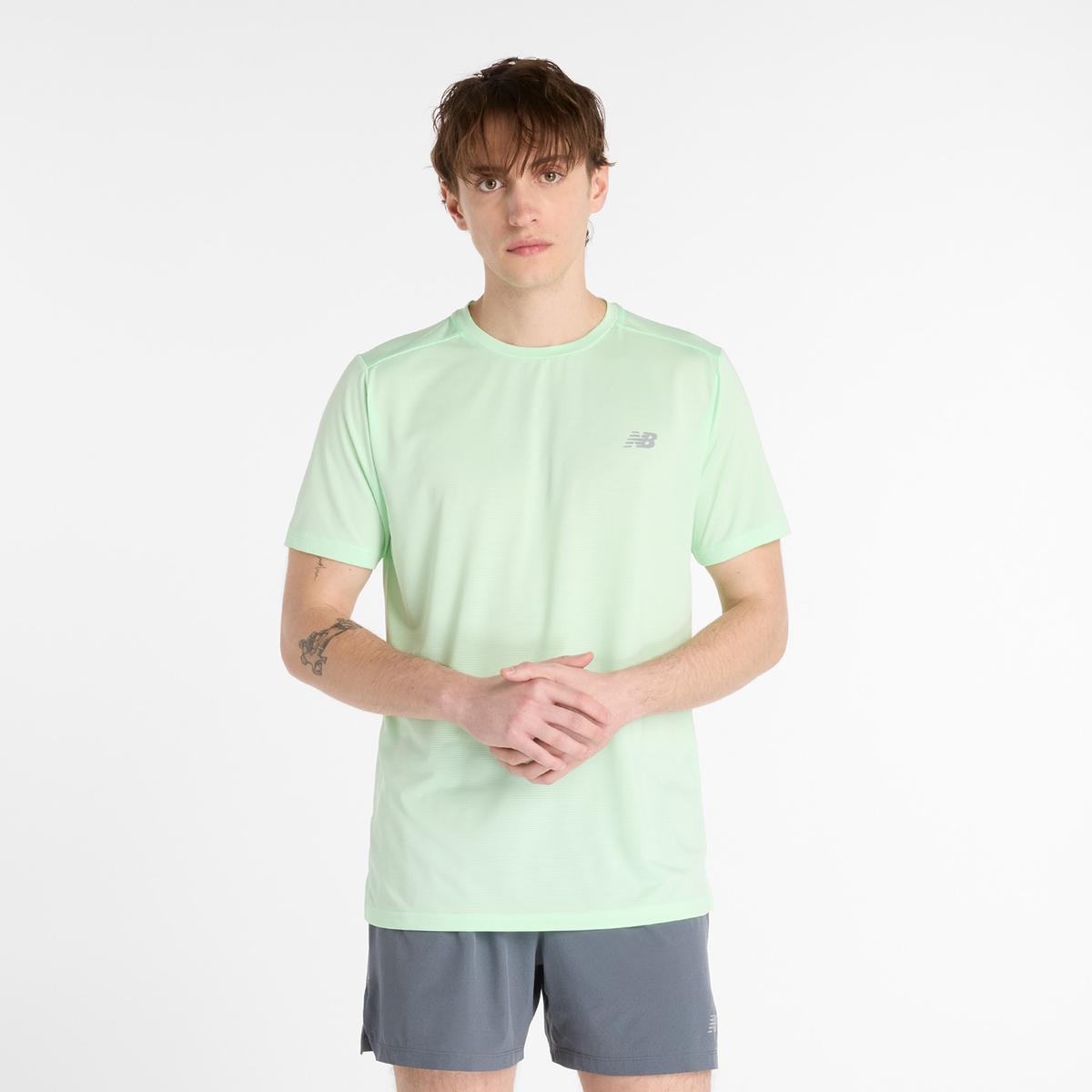POLERA RUNNING HOMBRE NEW BALANCE SPORT ESSENTIALS VERDE - 6
