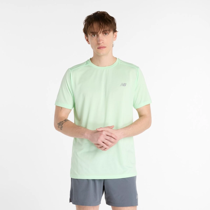 POLERA RUNNING HOMBRE NEW BALANCE SPORT ESSENTIALS VERDE - 6