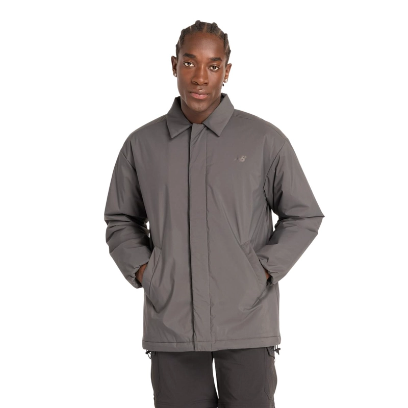 CHAQUETA LIFESTYLE HOMBRE NEW BALANCE COACHES JACKET GRIS - 1