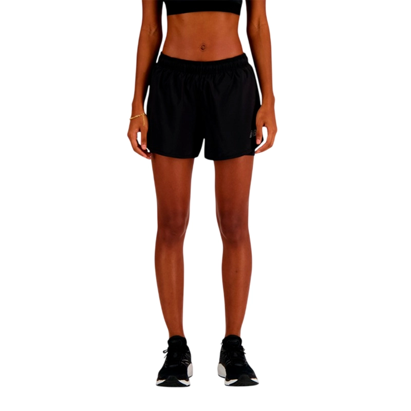 SHORT RUNNING MUJER NEW BALANCE SPORT ESSENTIALS 2EN 1 NEGRO - 1