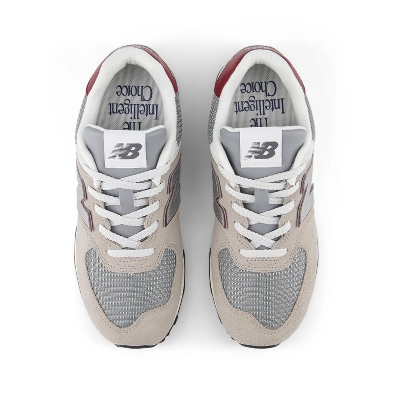 ZAPATILLAS URBANAS NIÑOS NEW BALANCE 574 BEIGE/ROJAS - 3