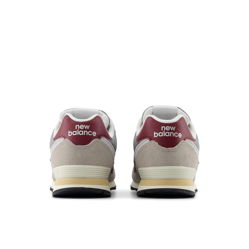 ZAPATILLAS URBANAS NIÑOS NEW BALANCE 574 BEIGE/ROJAS - 6