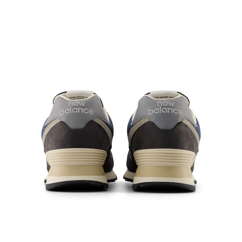 ZAPATILLAS URBANAS UNISEX NEW BALANCE 574 CAFE /AZUL - 5