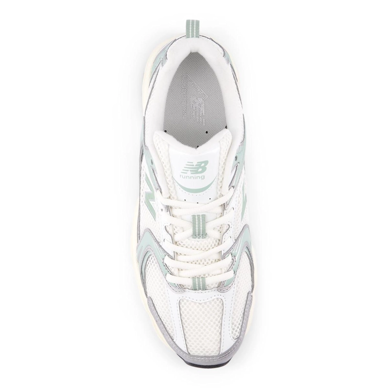 ZAPATILLAS URBANAS UNISEX NEW BALANCE 530 BLANCA PLATEADO - 3