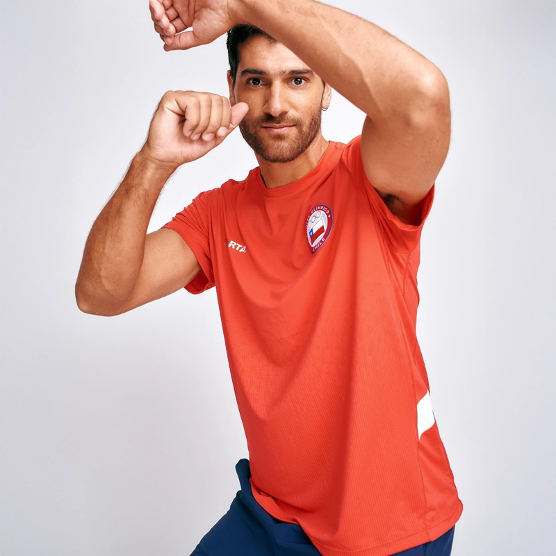 POLERA ENTRENAMIENTO HOMBRE SPARTA TEAM CHILE ROJA - 3