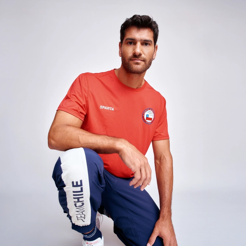 POLERA ENTRENAMIENTO HOMBRE SPARTA TEAM CHILE ROJA - 5