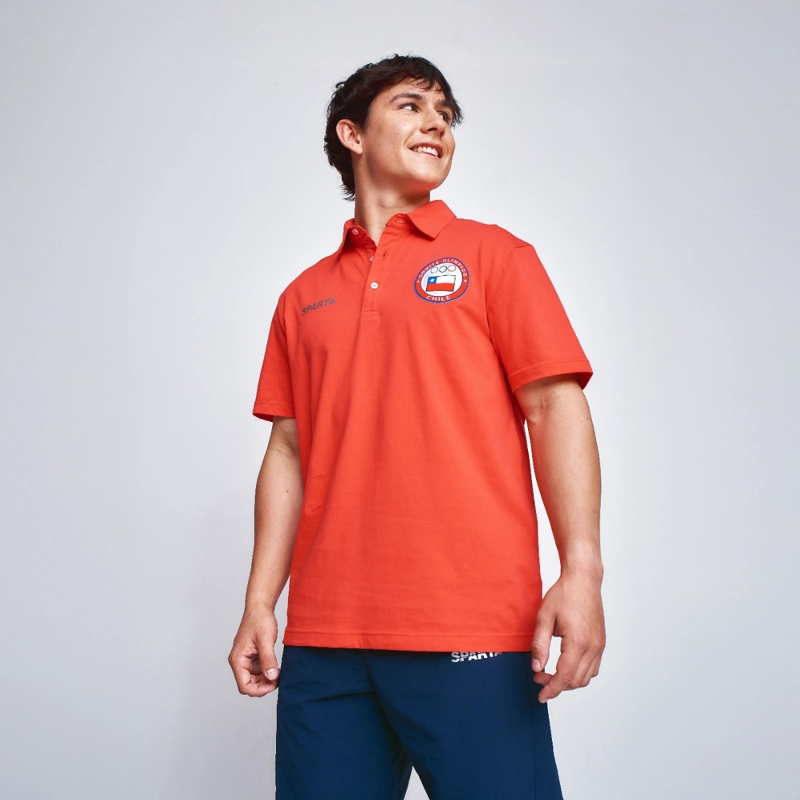 POLERA HOMBRE SPARTA TEAM CHILE ROJA - 1