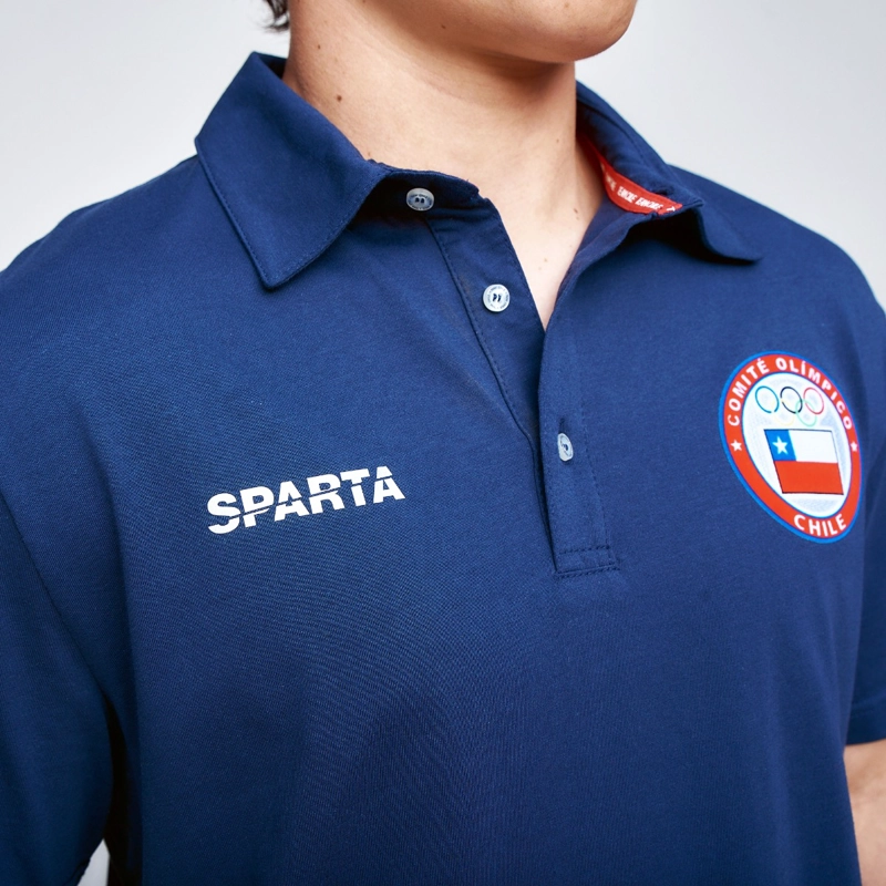 POLERA HOMBRE SPARTA TEAM CHILE AZUL - 2