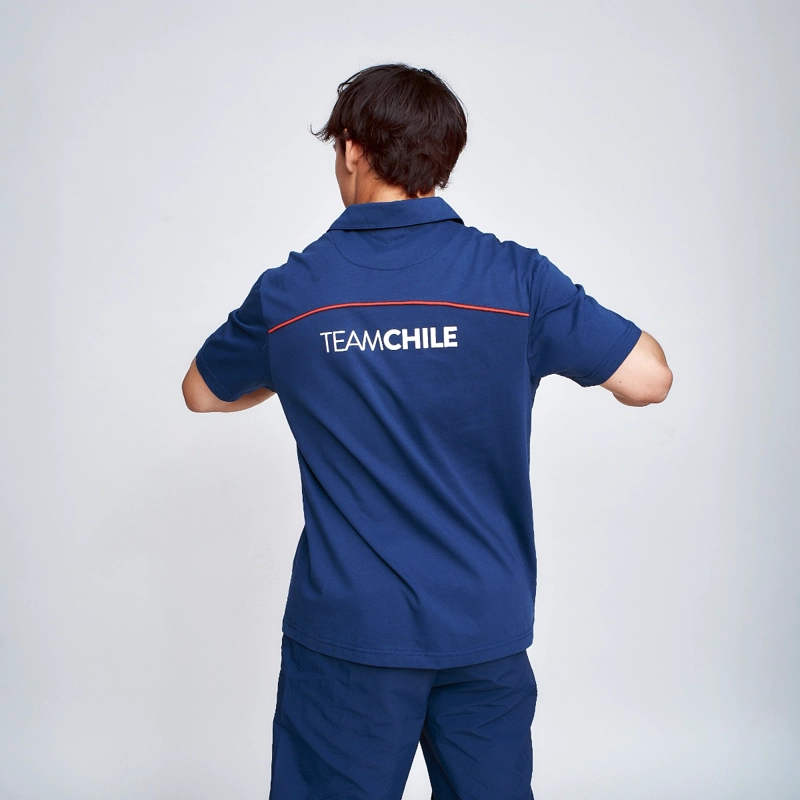 POLERA HOMBRE SPARTA TEAM CHILE AZUL - 4