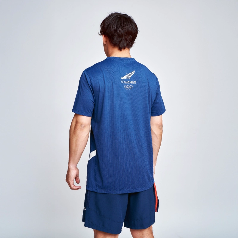 POLERA ENTRENAMIENTO HOMBRE SPARTA TEAM CHILE AZUL - 4