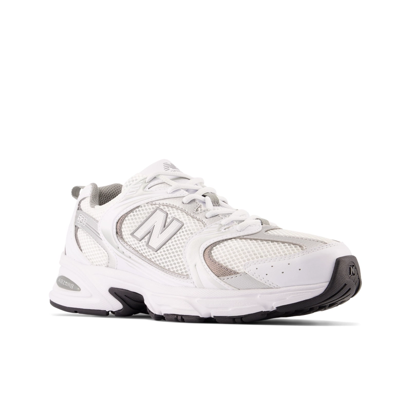 ZAPATILLAS URBANAS UNISEX NEW BALANCE 530 BLANCA/PLATA - 4