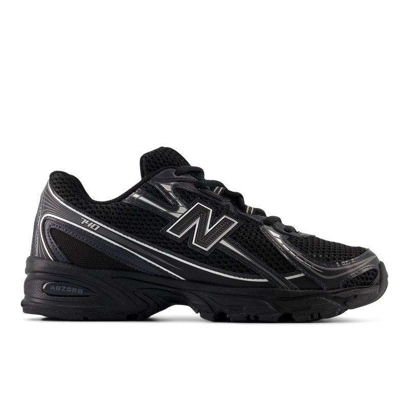ZAPATILLAS URBANAS UNISEX NEW BALANCE 740 NEGRA/BLANCO - 1