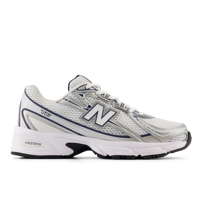 ZAPATILLAS URBANAS UNISEX NEW BALANCE 740 BLANCA/GRIS - 1
