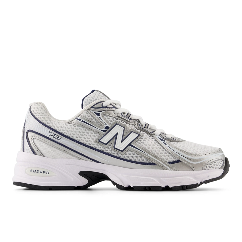 ZAPATILLAS URBANAS UNISEX NEW BALANCE 740 BLANCA/GRIS - 1