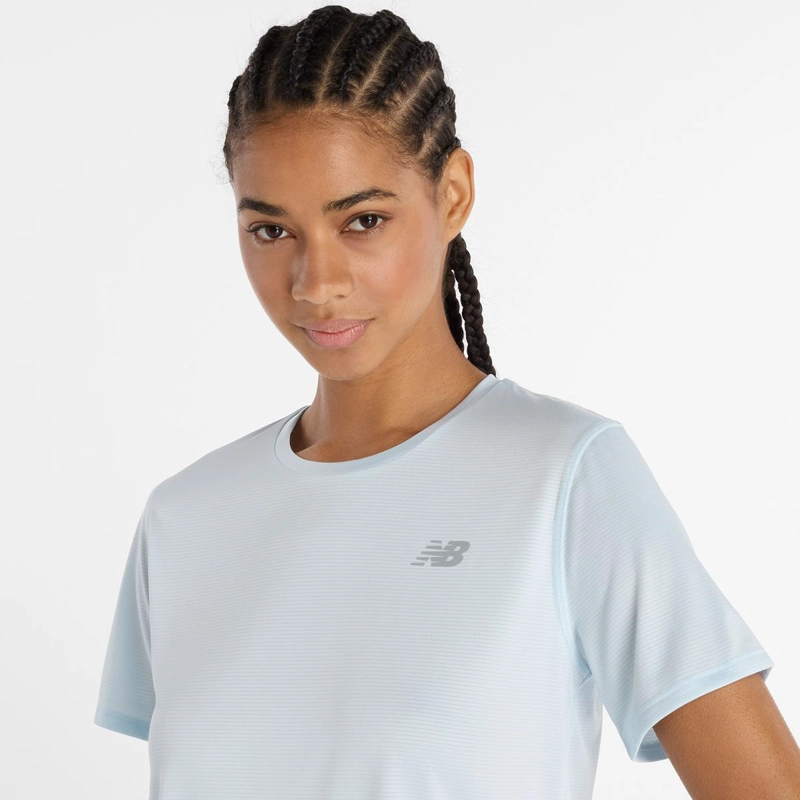 POLERA RUNNING MUJER NEW BALANCE SPORT ESSENTIALS CALIPSO - 5
