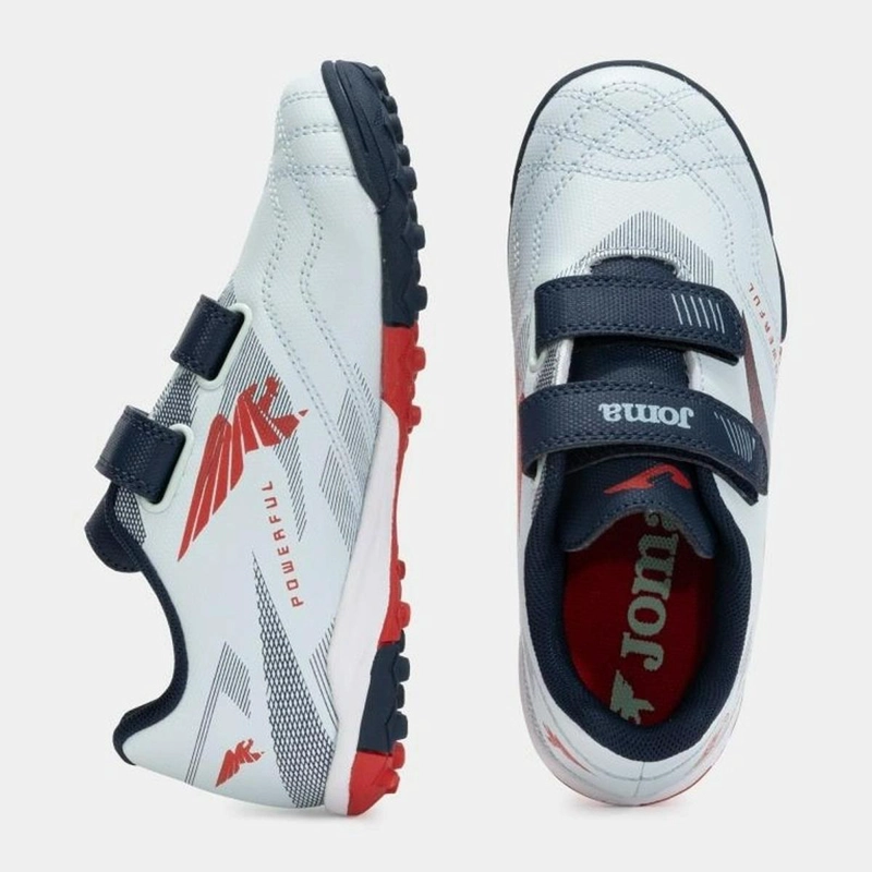 ZAPATILLAS FUTBOL NIÑOS JOMA POWERFUL 25 TF BLANCA - 4