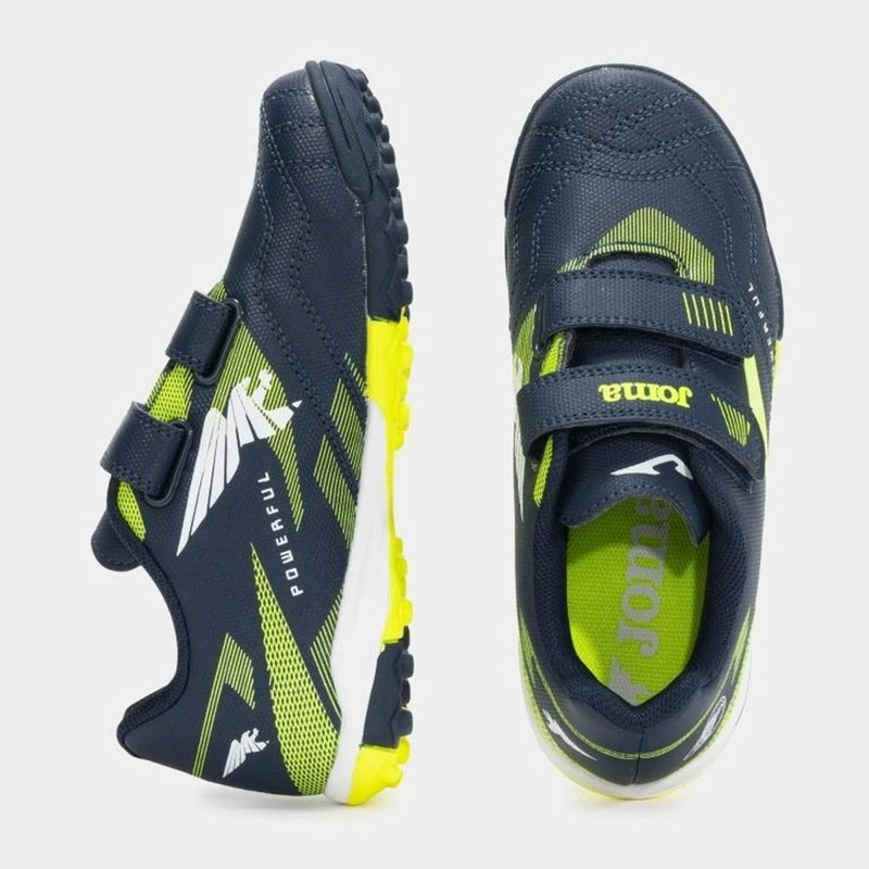 ZAPATILLAS FUTBOL NIÑOS JOMA POWERFUL 25 TF AZUL - 3