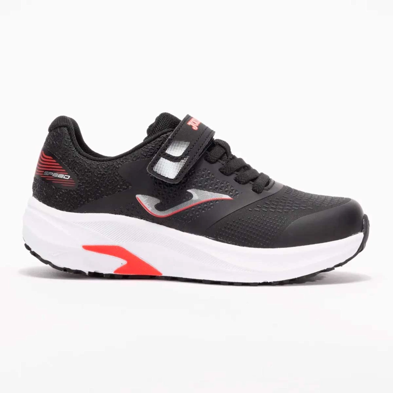 ZAPATILLAS RUNNING NIÑO JOMA SPEED JR NEGRA - 1