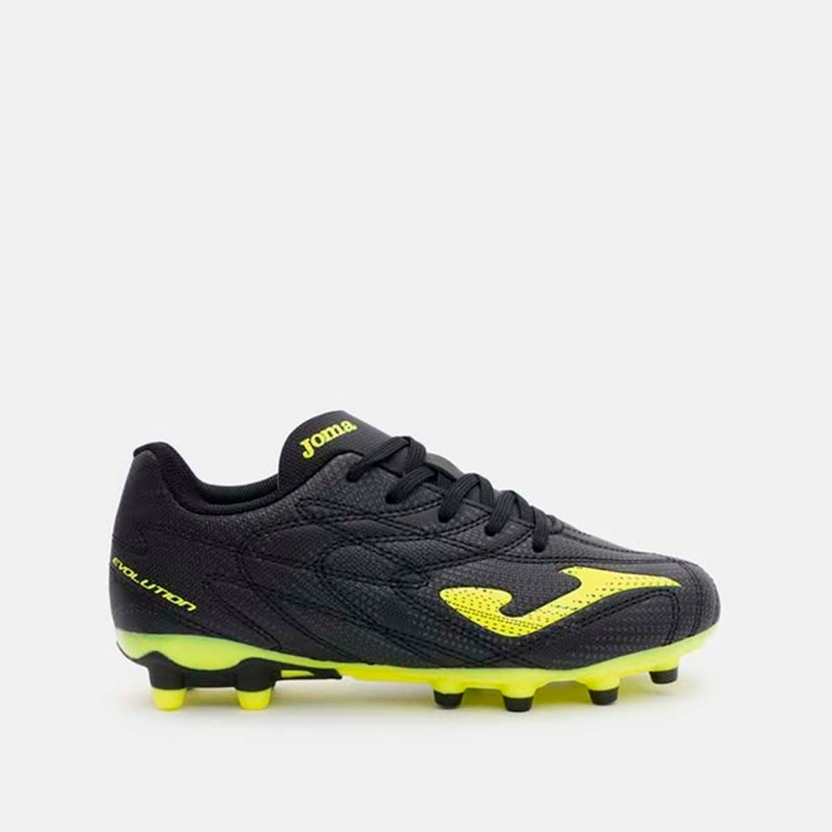 ZAPATILLAS FUTBOL NIÑOS JOMA EVOLUTION 2502 FG NEGRA - 1