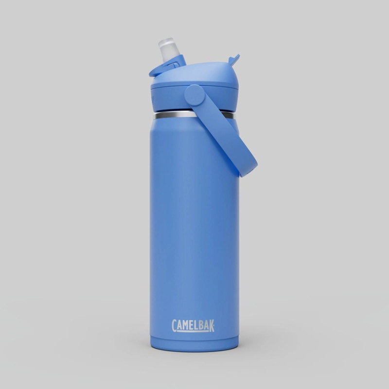 BOTELLA CAMELBAK STRAW 600 ML ACERO INOXIDABLE CELESTE - 2