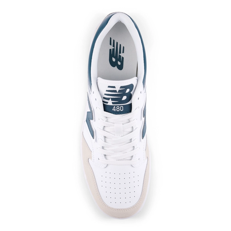 ZAPATILLAS URBANAS UNISEX NEW BALANCE 480 BLANCA/AZUL - 3