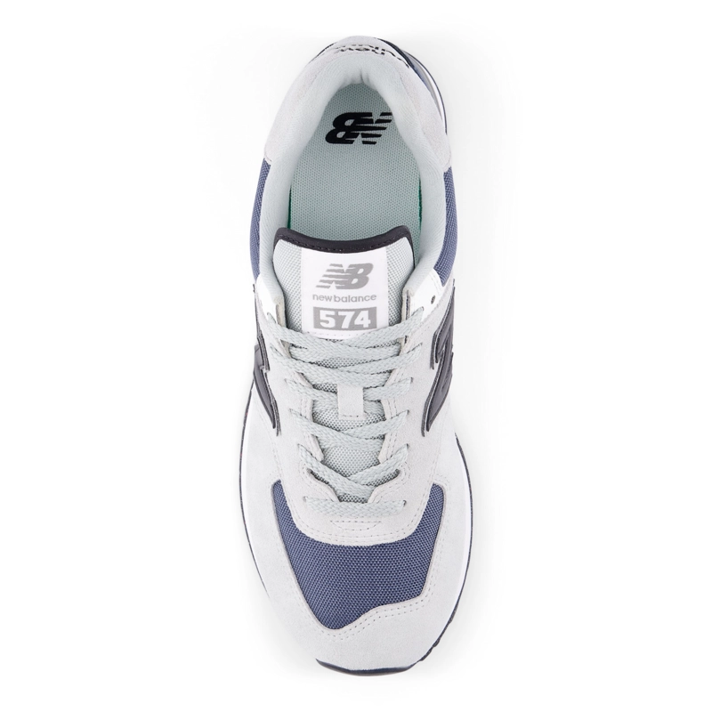 ZAPATILLAS URBANAS UNISEX NEW BALANCE 574 BLANCA/AZUL - 3