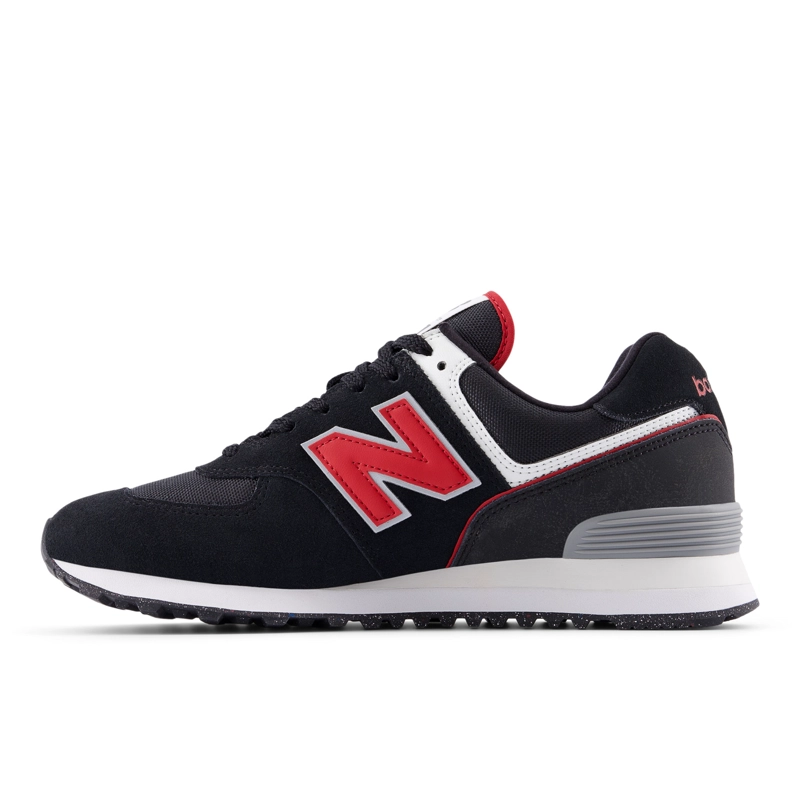 ZAPATILLAS URBANAS UNISEX NEW BALANCE 574 NEGRO/ROJO - 2