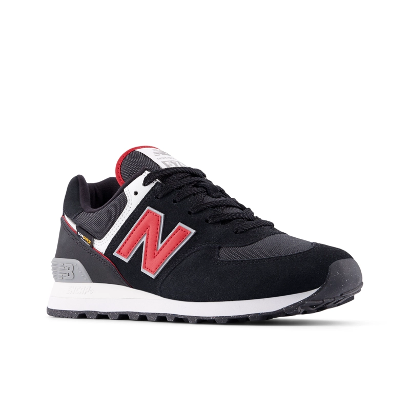 ZAPATILLAS URBANAS UNISEX NEW BALANCE 574 NEGRO/ROJO - 3