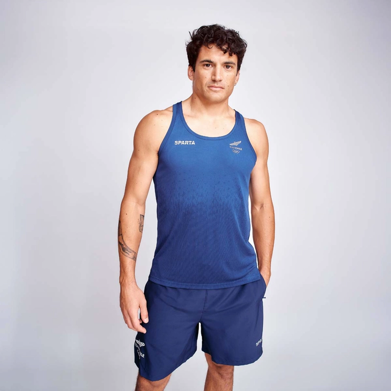 POLERA SIN MANGAS ENTRENAMIENTO HOMBRE SPARTA TEAM CHILE A - 1