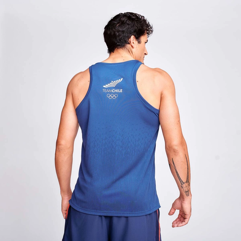 POLERA SIN MANGAS ENTRENAMIENTO HOMBRE SPARTA TEAM CHILE A - 2