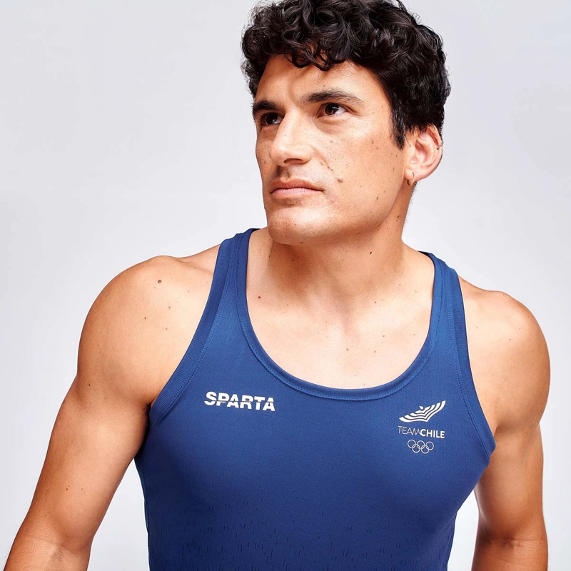 POLERA SIN MANGAS ENTRENAMIENTO HOMBRE SPARTA TEAM CHILE A - 4